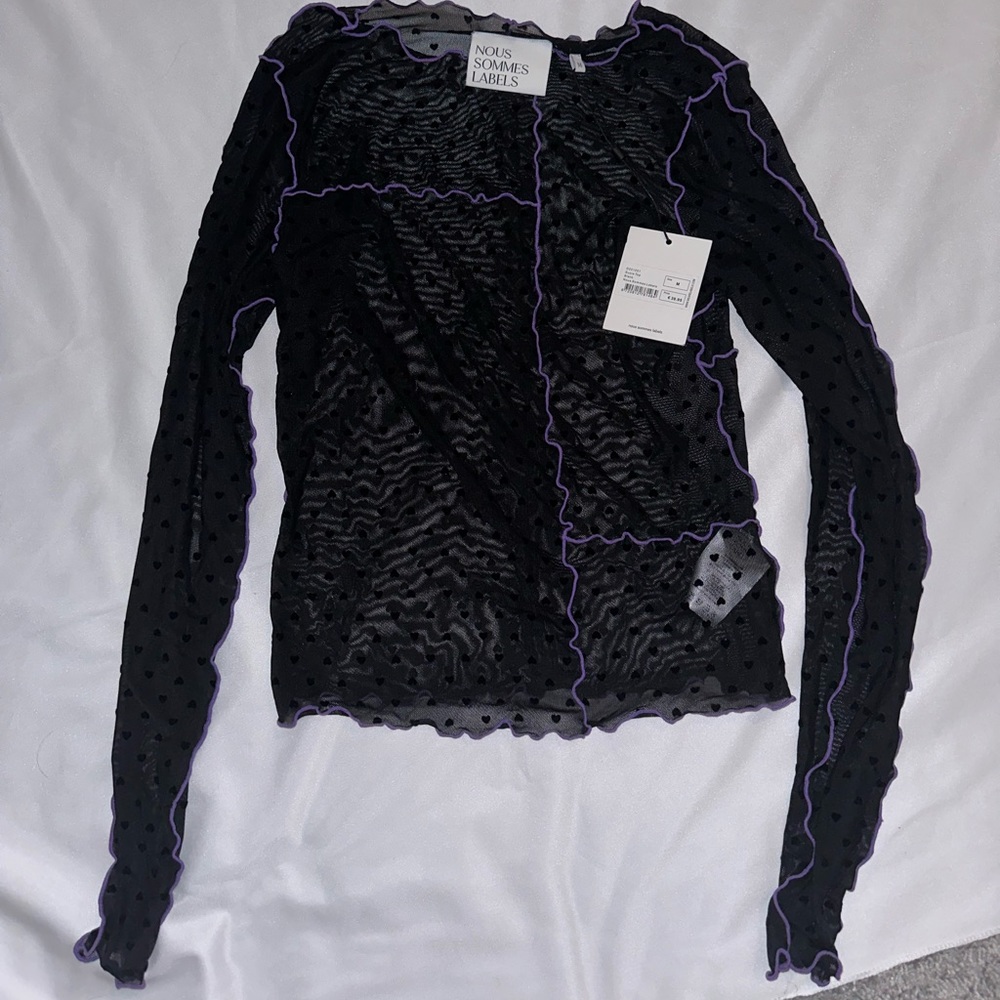 New with tags see through shirt
